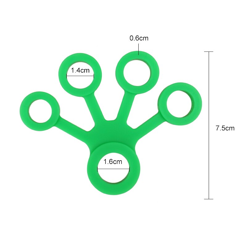 Hand Gripper Silicone Finger Expander Exercise Hand Grip Wrist Strength Trainer Finger Exerciser Resistance Bands Fitness Massag