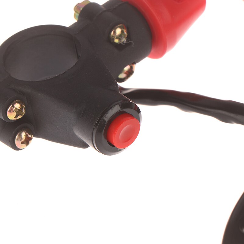 Cordón de seguridad para motocicleta, interruptor de motor de parada de emergencia, Dirt Bike botón pulsador para Mini, ATV, Quad, 1 ud.