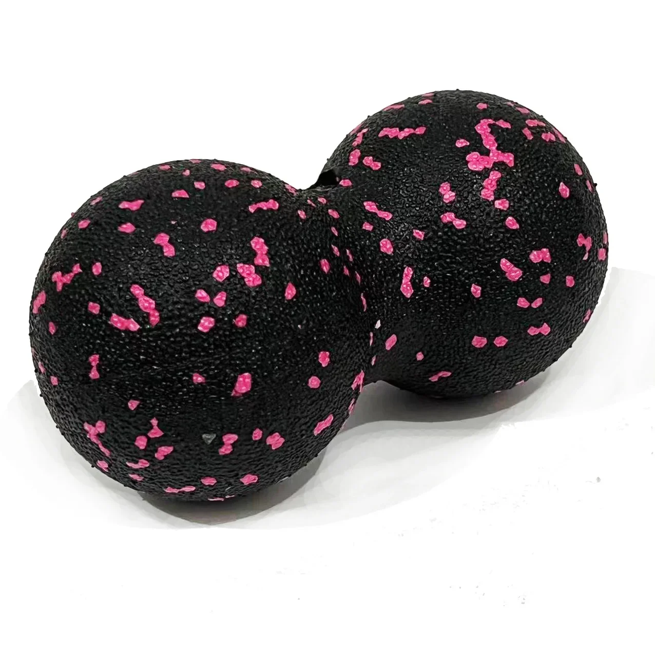 Kvinnor yogarulle skumblock yogautrustning jordnötsbollsset block jordnötsmassage rullboll terapi avslappning övning fitness: Brun