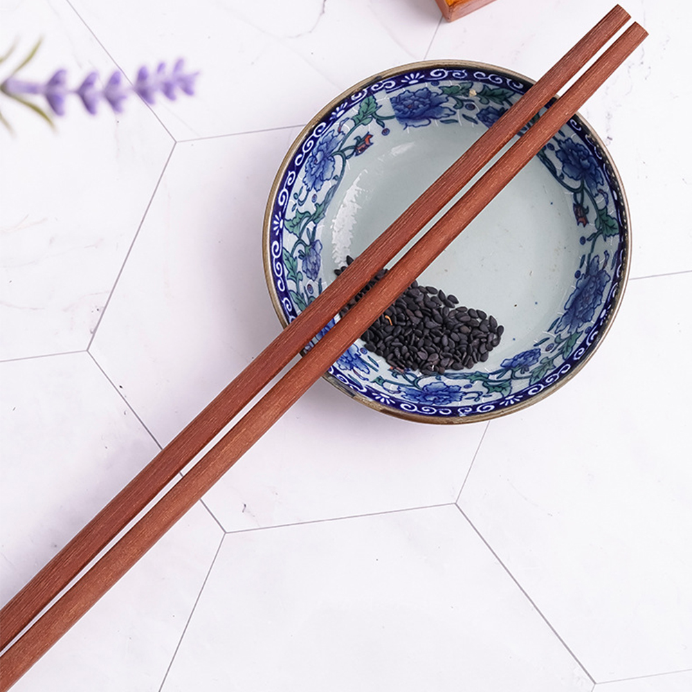 1 Pair 42 CM Cooking Chopsticks Extra Long Wooden Frying Chopsticks for Home Kitchen Stirring Frying Mixing Pot/Noodles