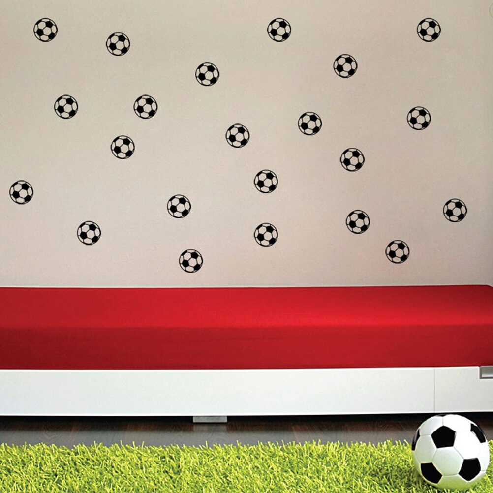 20PCS/Set Football Soccer Ball Boys Wall Stickers For Kids Rooms Children Nursery Room Sticker decals Wallpaper Poster