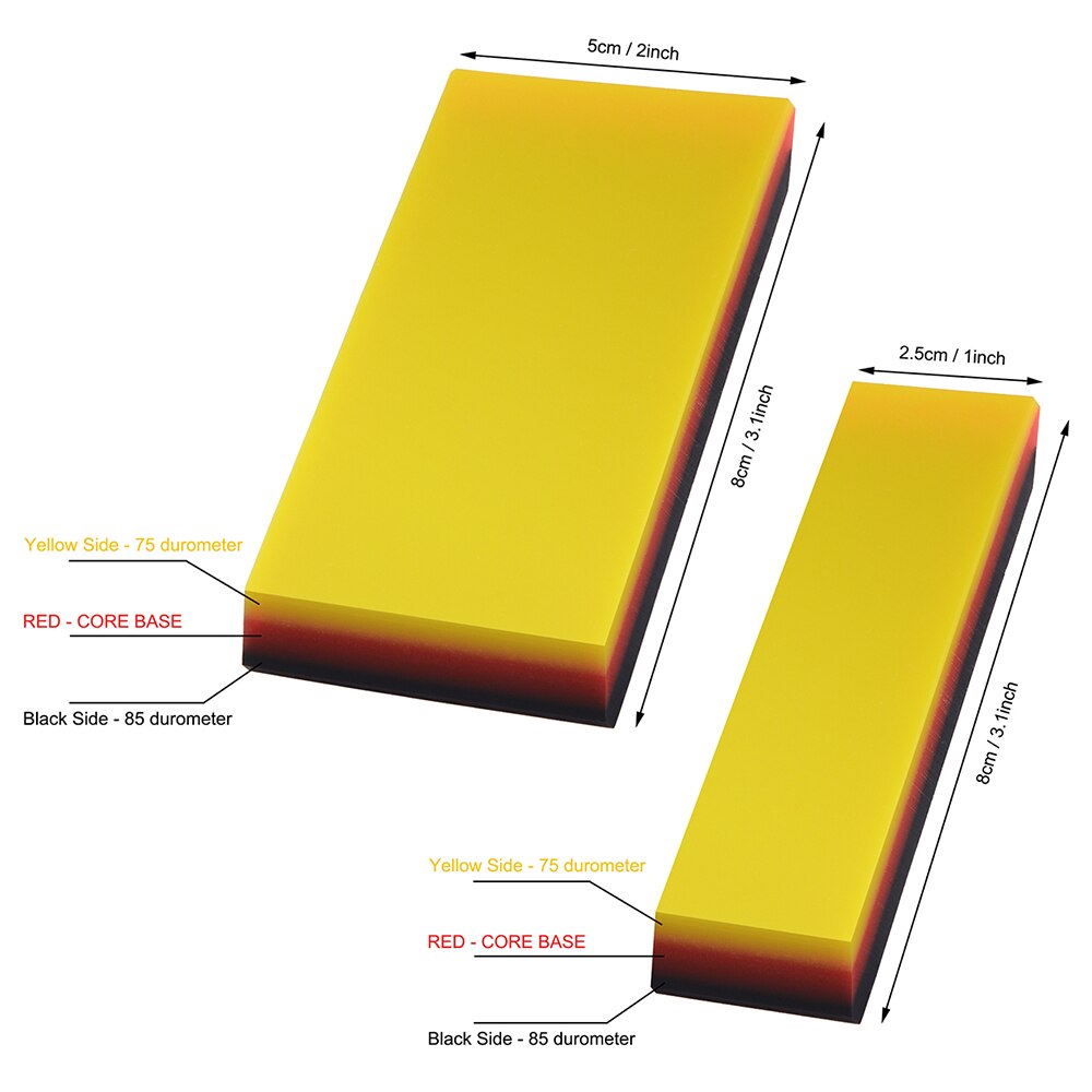FOSHIO-espátula de goma suave para Película de vinilo de fibra de carbono revestimiento para coche, herramienta de instalación, herramienta de limpieza de tinte de Ventanilla, limpiaparabrisas de agua, 5 uds.