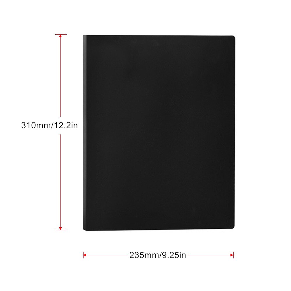 A4 Display Book Presentation Folder Business Portfolios 100 Pockets 200 Views Office School Document Organizer Folder Storage Ca