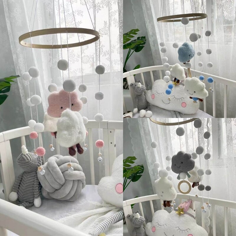 Baby Rammelaar Mobiele Wieg Speelgoed Bed Opknoping Pasgeboren Wind Bell Kinderkamer Decoratie N1HB