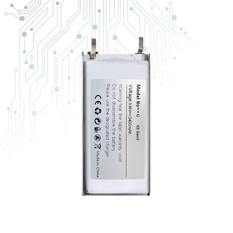 Batería de 3,7 V para reproductor Fiio X5 III Gen 3, acumulador recargable de polímero de litio, baterías de repuesto, garantía