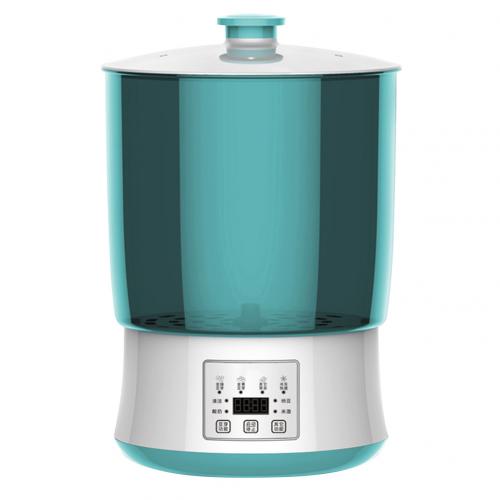 Intelligence automatique Pot de haricot utile germes de haricot Machine ménage grande capacité germes de haricot croissant machines-outils: Blue US Plug 2 Layer