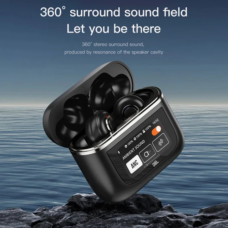 JBL Tour Profi 2 Drahtloser Bluetooth-Kopfhörer, Touchscreen-Steuerungsvolumen, intelligente Kopfhörer, 350 mAh, lange bereithalten-Zeit, JBL Tour Profi2