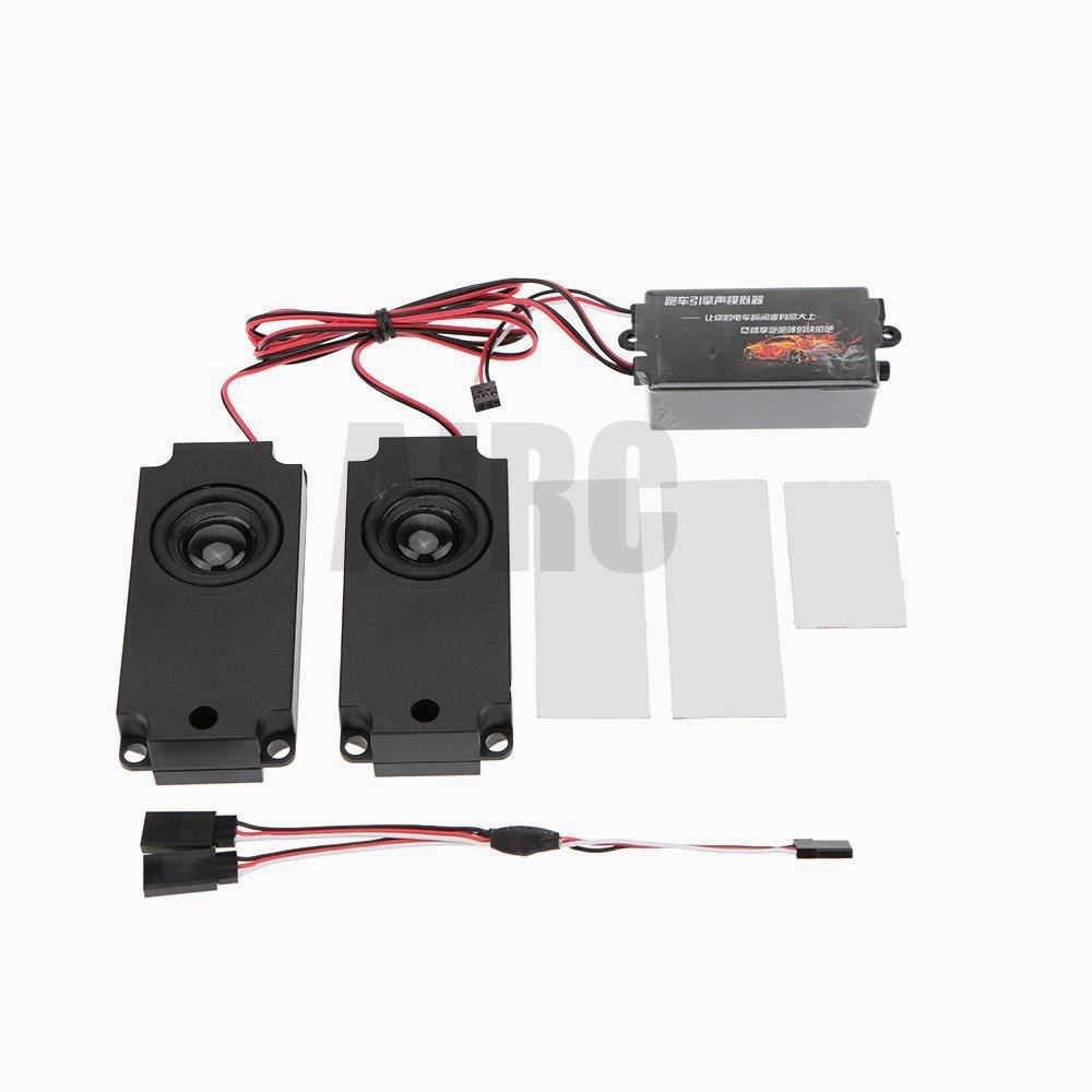 RC Car Parts Speakers 2 Generation Motor Sound Simulator Group 10 Effect Accelerator Linkage Engine Sound Group 1/10 Crawler