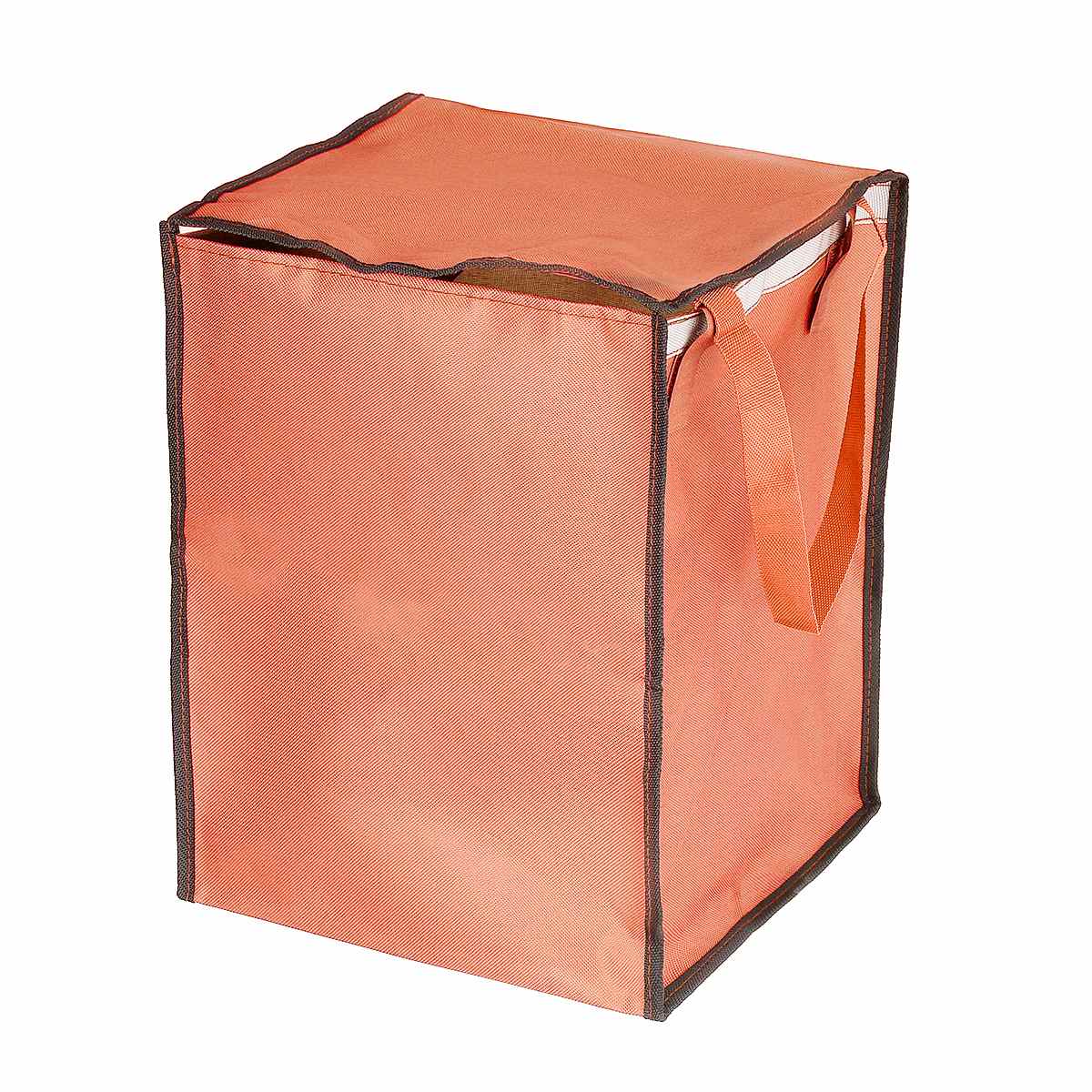 Shopping Trolley Bag Portable Folable Tote Bag Shopping Cart Grocery Bags With Wheels Rolling Grocery Cart Shopping Organizer: Orange