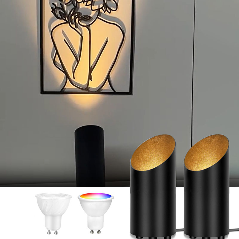 Indoor Vloer Spots Licht voor Potplanten/afbeeldingen Verlichting Kamer Hoek Ambient Versieren Spot Verlichtingsarmaturen 5W Gu10 Lamp