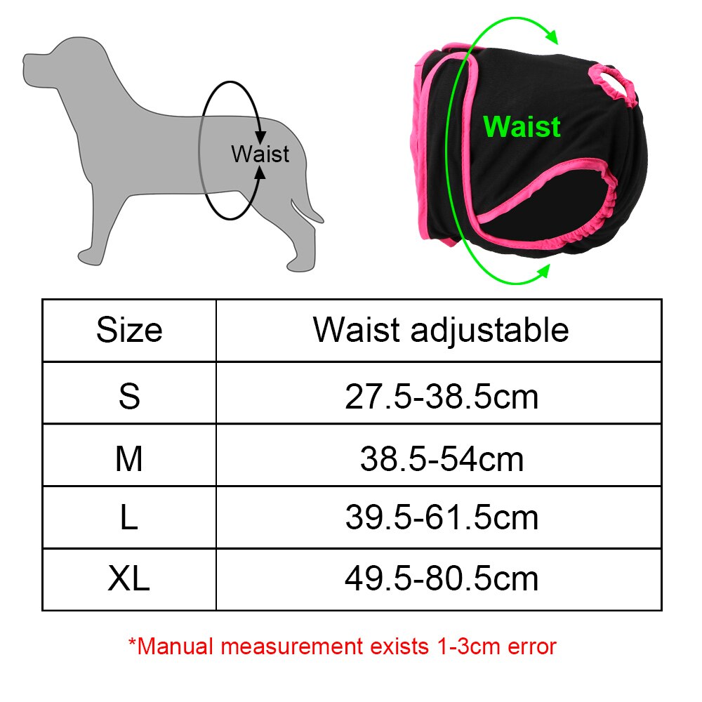 HILIFE Dog Supplies Female Dog Shorts Pet Underwear Puppy Diaper For Small Meidium Size Dogs Physiological Pants