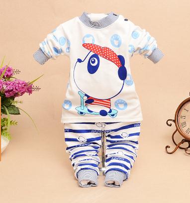 bébé vêtements bébé sous-vêtements imprimer coton ensembles automne et sous-vêtements d'hiver vêtements de bébé 1-3 ans vêtements