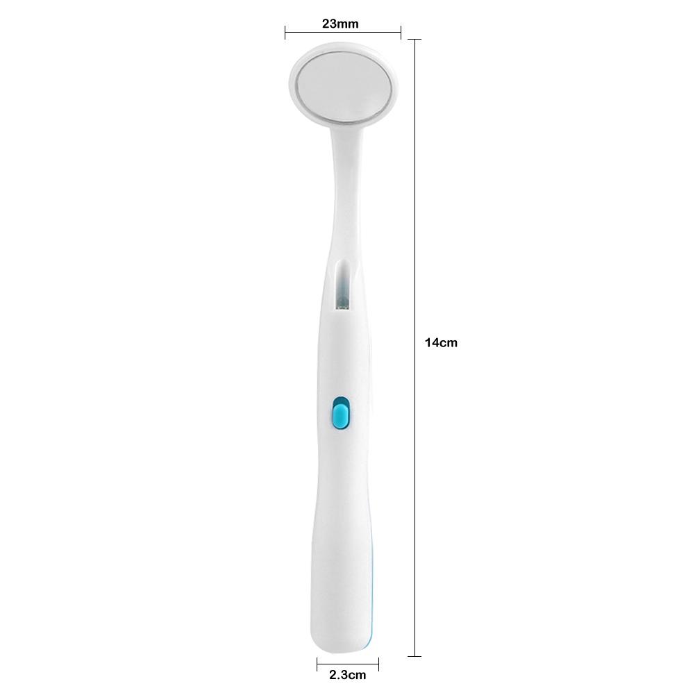 Espejo Dental con luz Led, instrumento de inspección, superbrillante, antiniebla, herramienta Dental