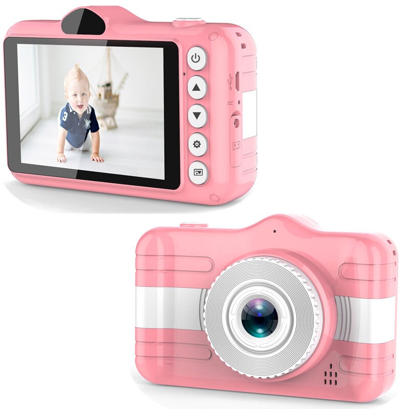 Slimme Kinderen Camera Voor Schieten Foto 3.5 "Dual Lens 12MP Digitale Speelgoed Camera Mini Foto Video Camera Voor kinderen Meisjes