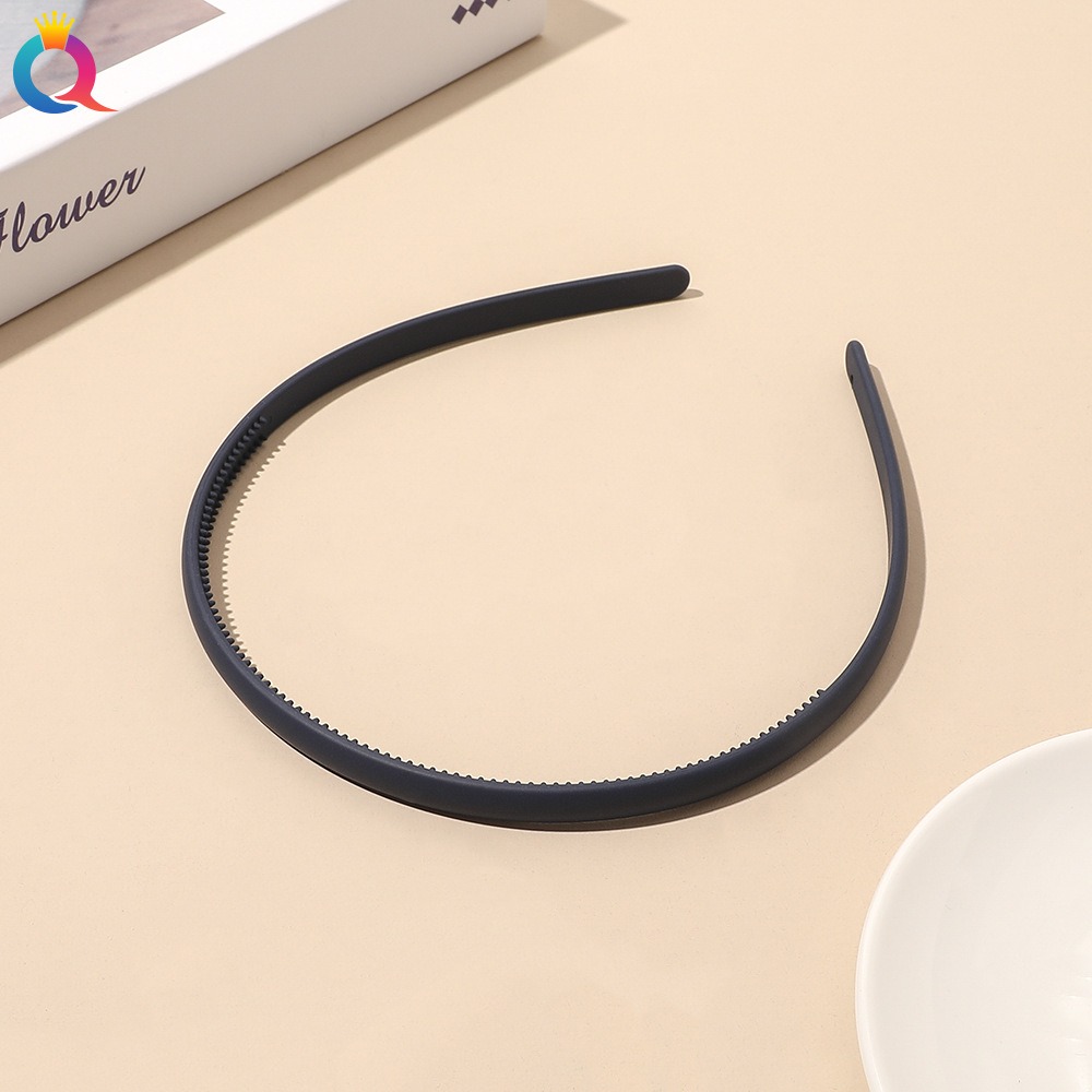 Kunststoff Frosted Rutschfeste Gesichtswäsche Haarbänder Stirnband Frauen Mädchen Haar Kopf Hoop Bands Scrunchie Zubehör Kopfschmuck Ornamente: Rot