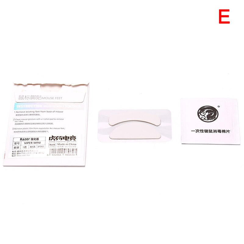 General Enhanced Ice Edition Mouse Skates Feet For Razer Viper/Viper Ultimate/Viper Mini White Glides: E