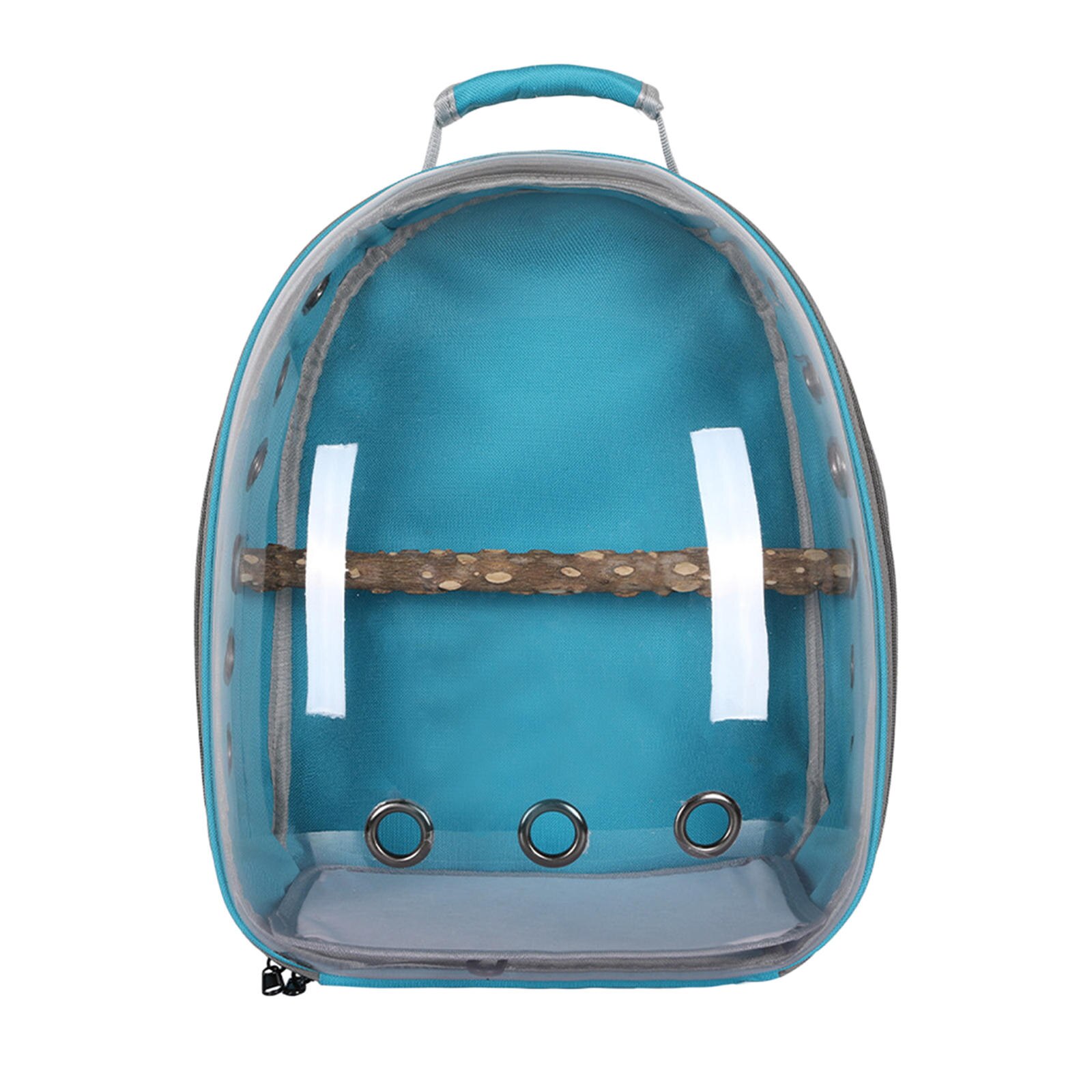 Torba na ramię dla ptaków torba na ramię dla zwierząt papuga podróżna plecak bez nadruku plecak na papugę stojak na kije plecaki na ptaki: lekki niebieski