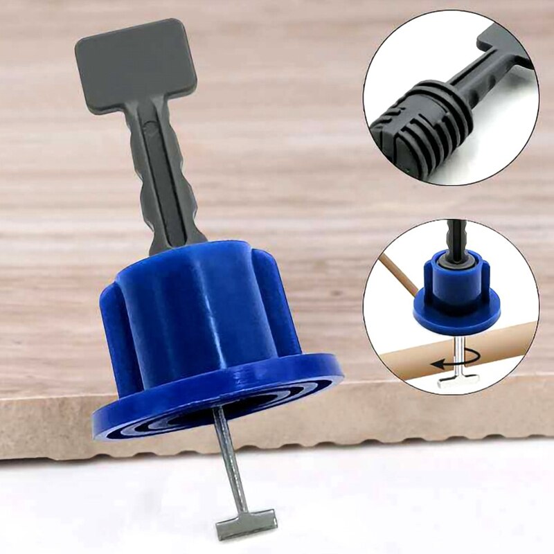 50Pcs Leveling System Kit for Tile Flat Ceramic Floor Wall Construction Tools Reusable Tile Leveling System Kittile