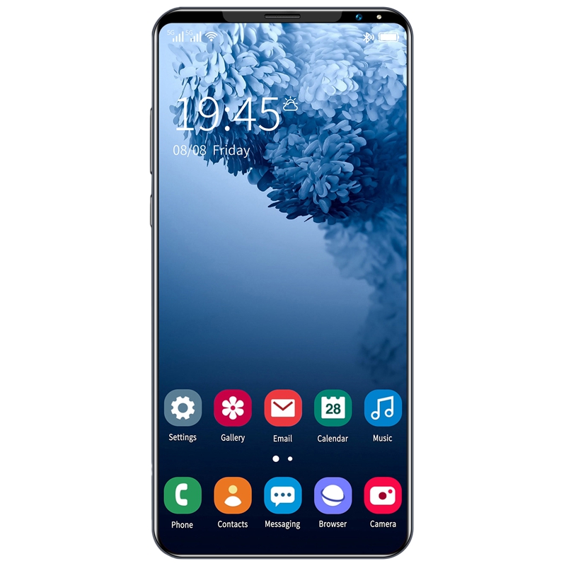 X3 Pro Smartphone 5.5 Inch MTK6572 Dual Core 512Mb Ram + 4Gb Rom Dual-kaart Dual Standby Android 4.0 Telefoon Eu Plug: black