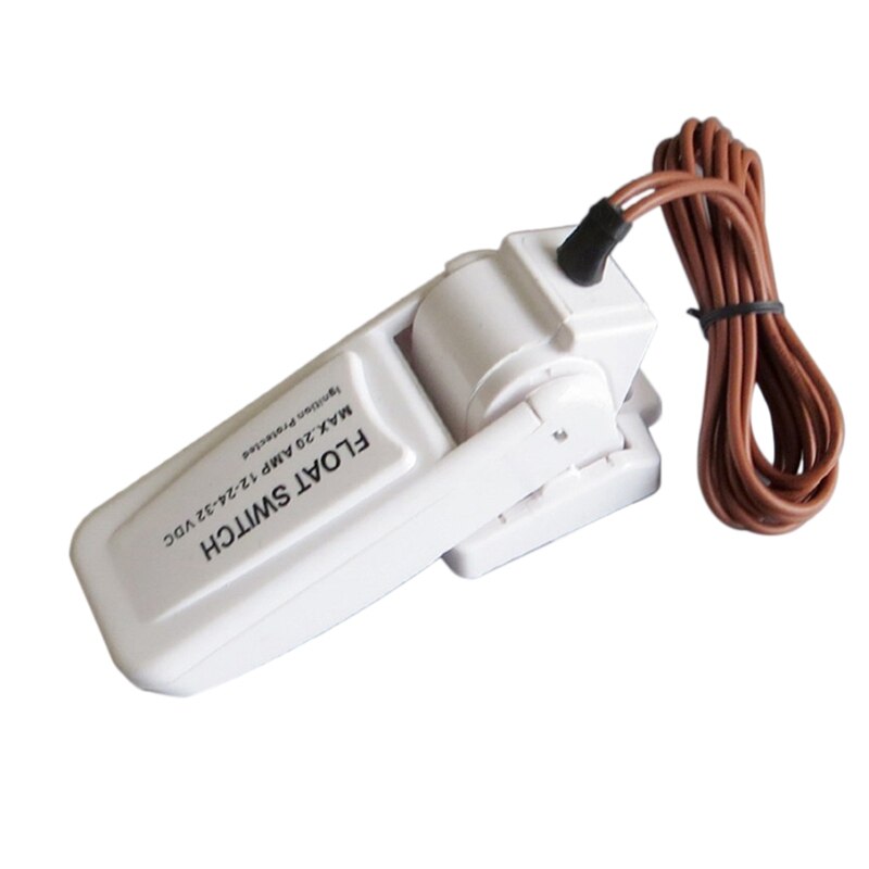 NewPortable Marine Water Level Float Switch Ignition Protection for Bilge Pump 12V-24V-32V Leakproof on Off Controller