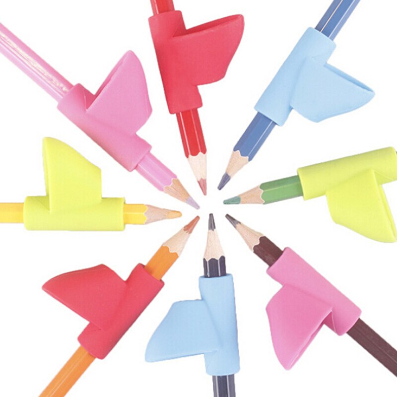 Kinderen Potlood Houder Correctie Schrijven Hold Pen Grip Houding Tool Siliconen Schrijven Houding Corrector Briefpapier Pen Houder