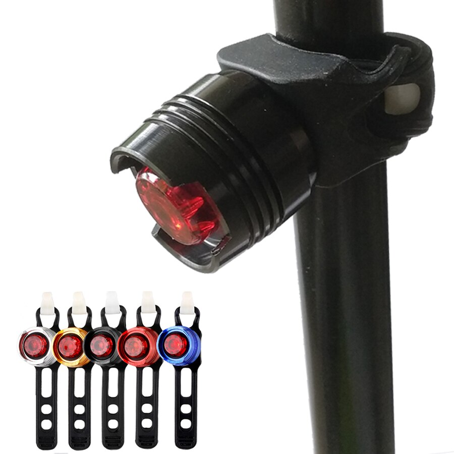 Newboler Multi Verlichting Modes Fietslicht Waterdichte Led Fiets Licht Flash Staart Achter Fiets Verlichting Voor Bergen Bike Zadelpen