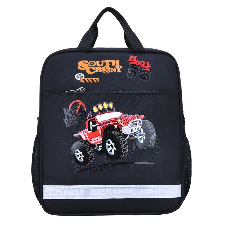 KVKY kinder Große kapazität Rucksack Kind Cartoon Schule Tasche Für Junge Anime Schule Rucksack Für Mädchen Orthopädische Schul: B black / 31cm28cm16cm