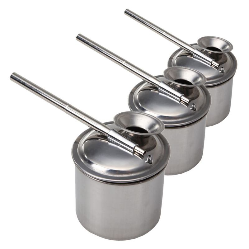 Pulverizador para pintura de acero inoxidable de 100-300ML, atomizador metálico para pintura en cerámica y cerámica