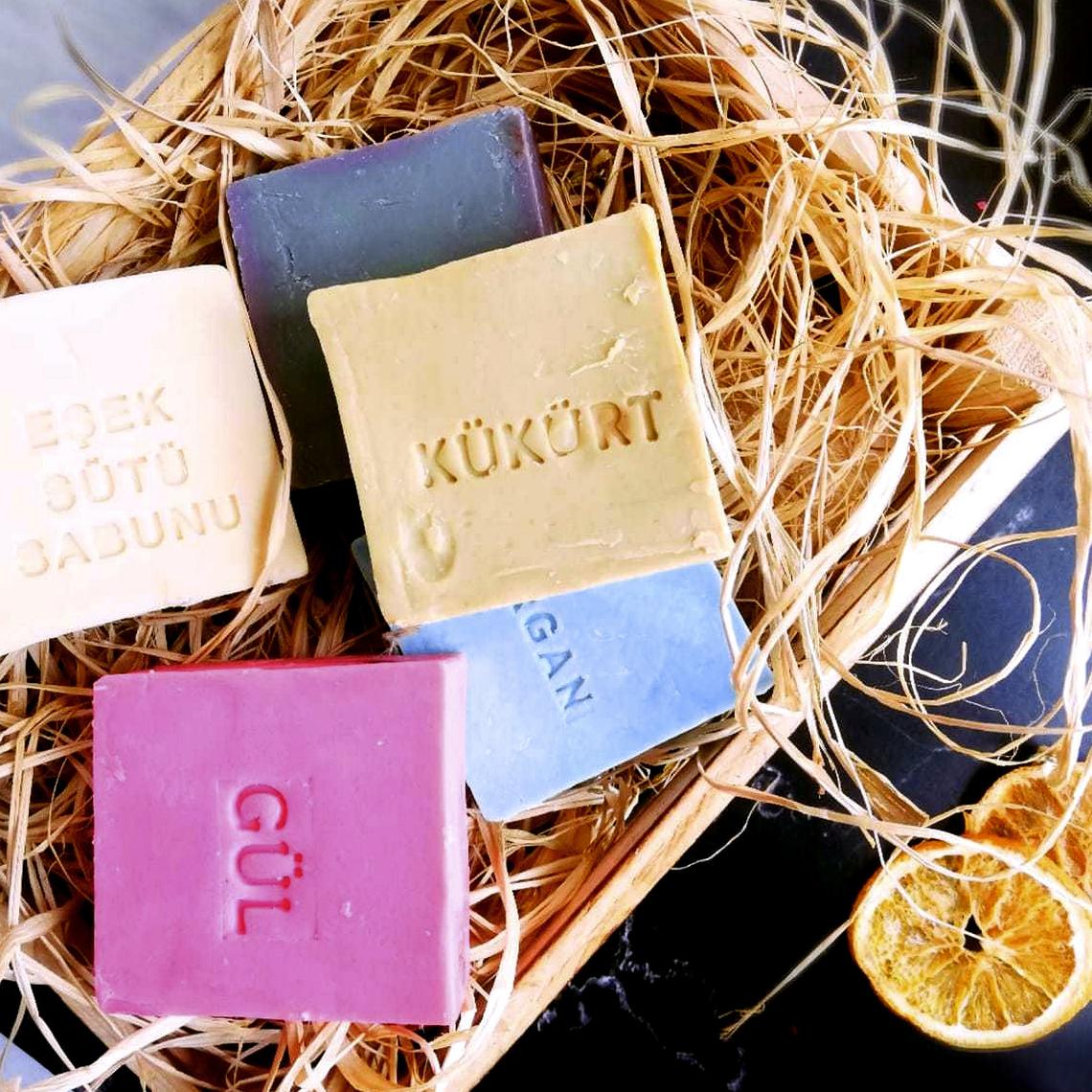 Natural Soap 4 Pcs in Special Box - Artisan Soap - Natural Soap - Handmade Soap