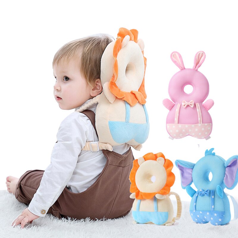 Children Large Anti-fall Pillow Baby Head Protection Pad Cartoon Toddler Head and Back Protection Pillow