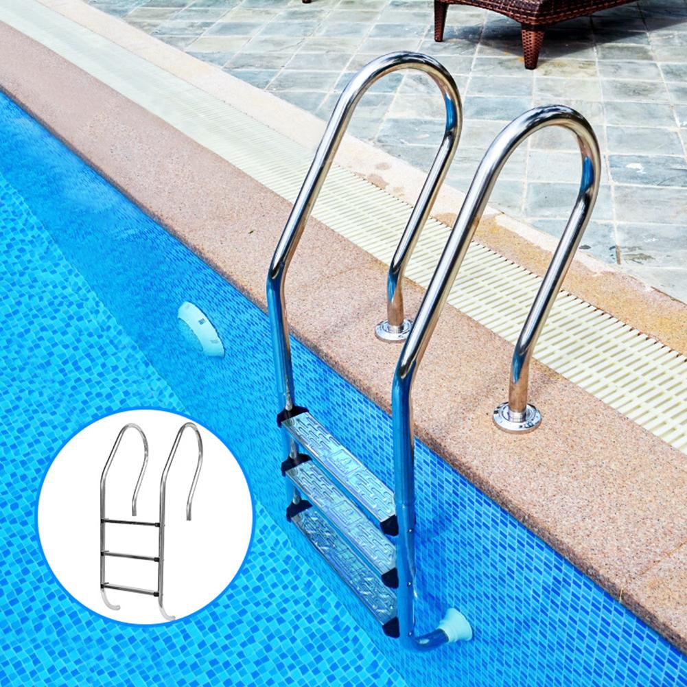 304 Stainless Steel Escalator Pedal Pool Ladder Accessories Non-slip Pedal Swimming Pool Accessories