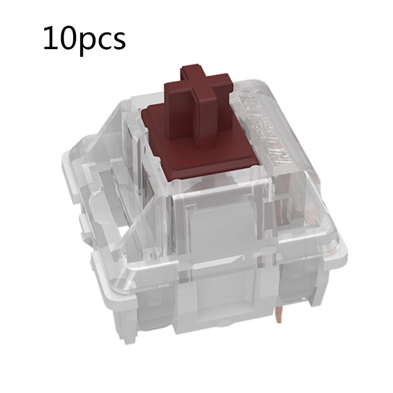 Gateron 3 pin switches sort rød brun blå klar grøn gul smd led gateron switch til mekanisk keyboard fit mx  gk61: Bn