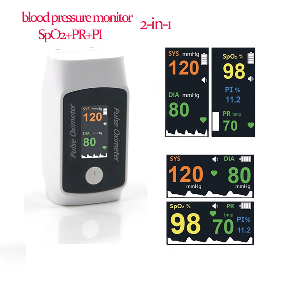 Automatisk digital overarms blodtryksmåler oximetro hjerteslag pulsmåler tonometer blodtryksmåler pulsometer: Elfenben