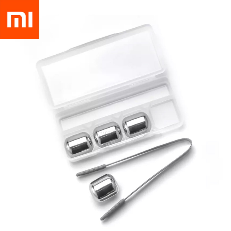 Xiaomi Mijia Circle Joy Ice Cube 304 Stainless Steel Washable Long-term Use Ice maker For Wine Corks Fruit Juice: Default Title