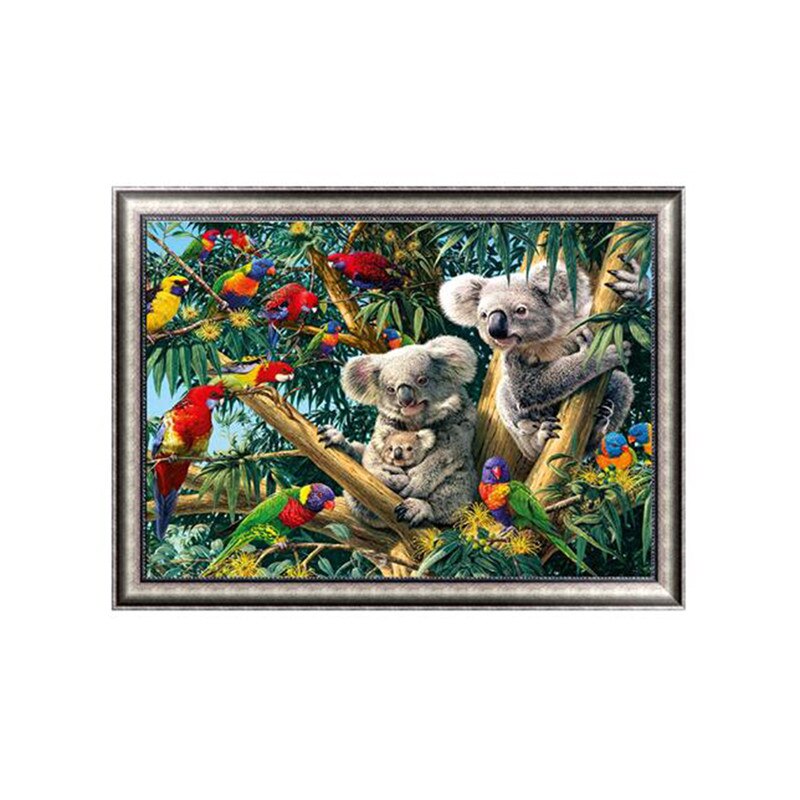 Pintura de diamantes gato bordado diamante cuadro cuadrado completo de diamantes de imitación punto de cruz mosaico animales: type 4