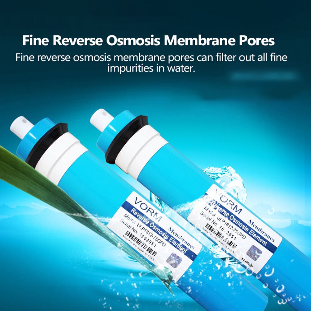 1812-75G Omgekeerde Osmose 75GPD Membraan Ro Universele Compatibel Vervanging Rohigh Cross-Linking Membraan Water Filter Purifier