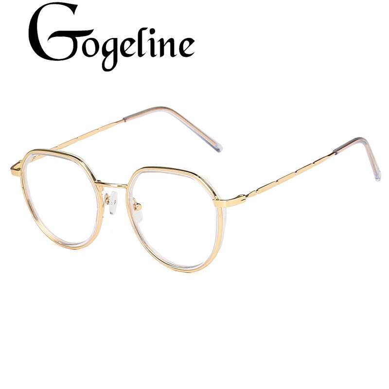 Computer Brille Anti Blau Licht Gaming Gläser Metall Retro Brille Rahmen Anti Glare Brillen Klare Linse für frauen männer