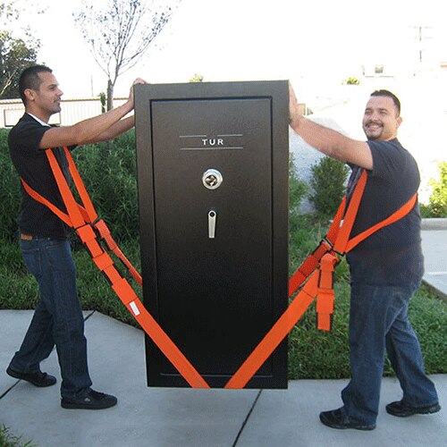 Lifting Moving Strap Forearm Forklift Lifting and Moving Straps Furniture Transport Belt In Shoulder Straps Team Straps Mover: Straps Orange