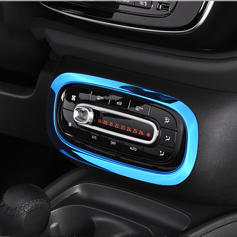 Auto Styling Interieur Accessoires Airconditioning Decoratieve Frame 3D Stickers Voor Mercedes Smart 453 Fortwo Forfour