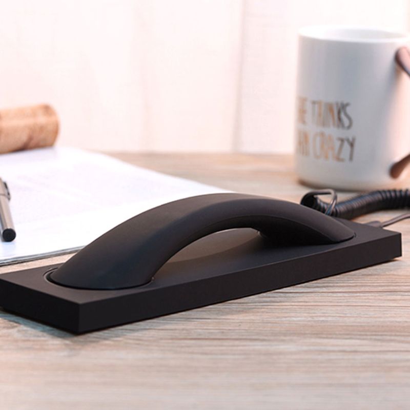 Retro Phone Handset Headset 3.5MM PC Comtuper Microphone with Base for Cellphone