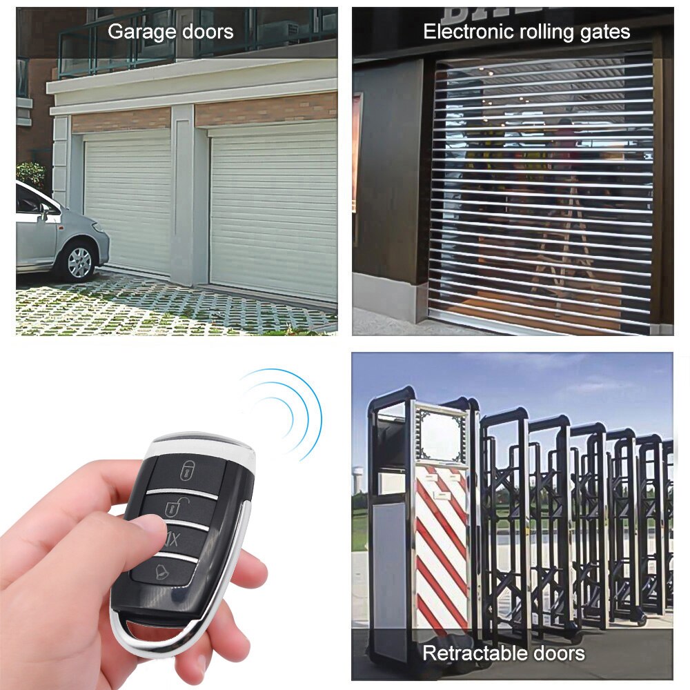 Multifrekvens kopi  rf 280-915 mhz  (315/433/868/915 mhz) kode trådløs klon bryter døråpner fjernkontroll duplikator nøkkel fob