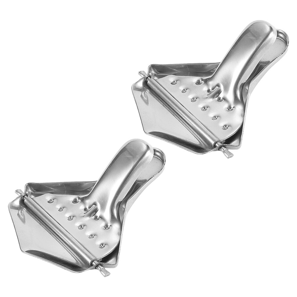 2 Pcs Manual Lemon Juicer Stainless Steel Juicer Squeezer Kitchen Fruit Squeezer