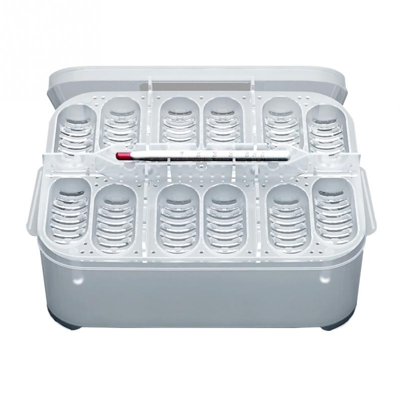 Incubateur d'œufs pour tortues, oiseaux, reptiles, animaux de compagnie, petite escalade, facile à utiliser, grande capacité, avec thermomètre
