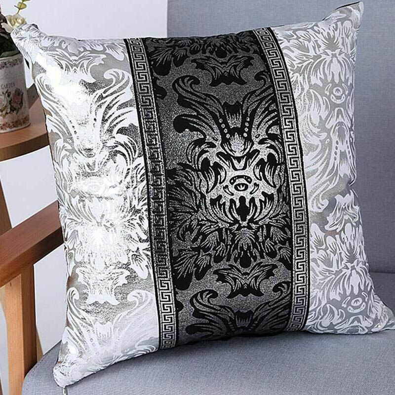 Hopea ylellinen vintage sametti koristeellinen tyynynpäällinen kukka tyynyliina auton sohva sisustus tyynyliina kotiin tyynyt 45 x 45cm: A