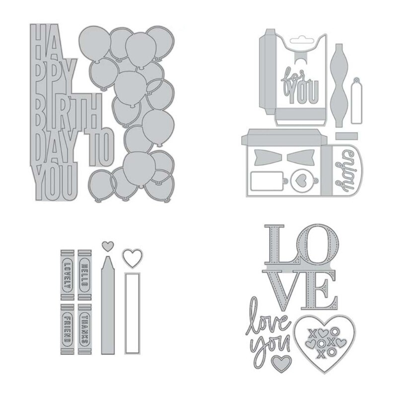 Durable Die-Cut Tools Handicraft Making Tool Room House Embossing Stencil Templates Mold for Classroom Ornaments Cutting