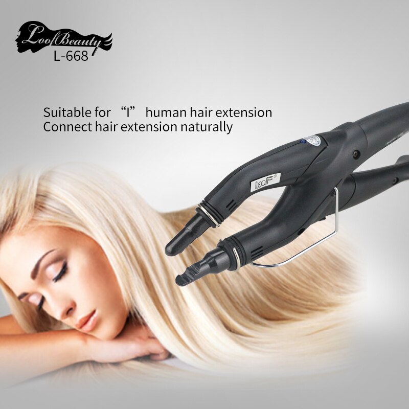 Newest LOOF L-668 Mini Temperature Constant Hair Extension Iron Heat Keratin Fusion Connector Tools