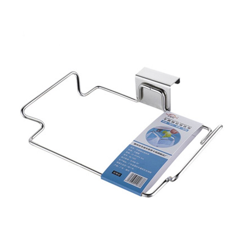 Trash Bag Holder Storage Rack Organizer Garbage Hanging Cupboard Cabinet Door Rubbish Bags Towel Holding Kitchen Trash Holder: Garbage Bag Rack B