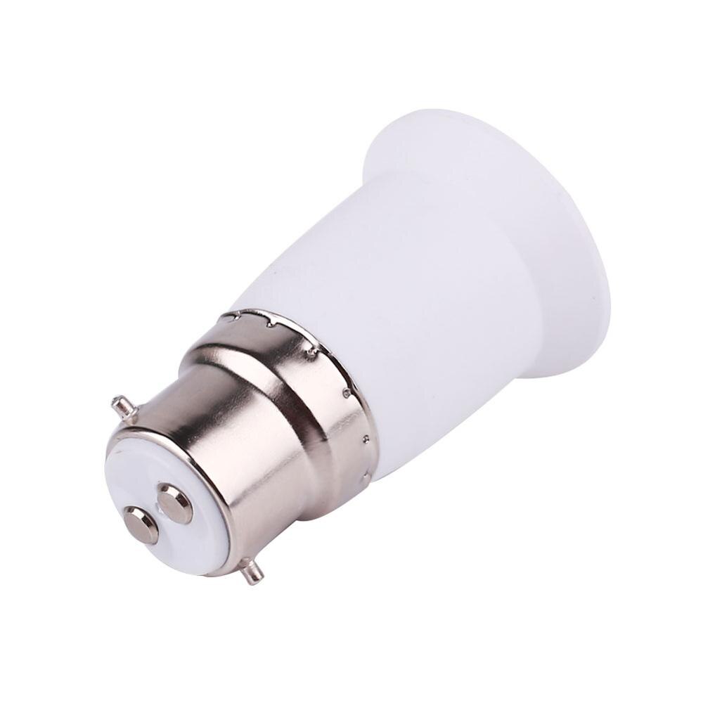 Lamp Holder Adapter B22 Bayonet To E27 Screw Mouth Fireproof Material Plastic Converter Conversion Socket Light Bulb Adapter
