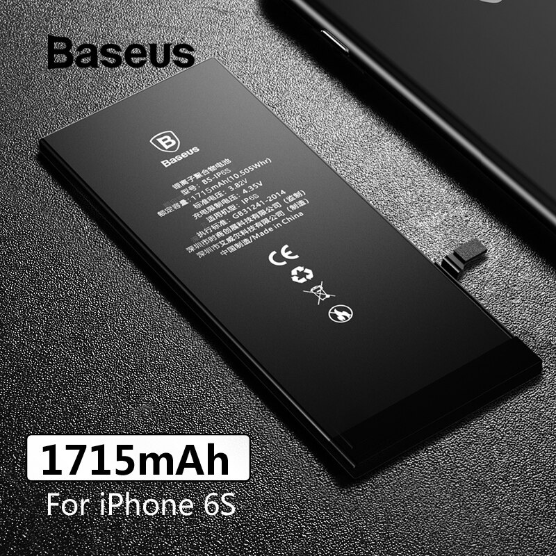 Baseus Voor Iphone 5 S 6 6 S 7 Batterij Vervanging Batterijen Met Gratis Installatie Gereedschap Kit Interne Bateria Voor iphone 5 S 6 6 S 7: For iPhone 6s