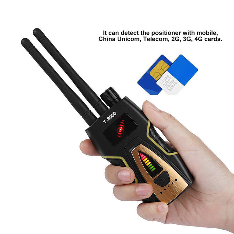 RF Signal Detector GSM Audio Finder GPS Scan Detecting Anti- Bug Strong Camera Signal Finder Detector